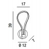 PYRMONT WL Nástěnné svítidlo, těleso kov, povrch bílá mat, difuzor plast opál, LED 13W, 1040lm, teplá 3000K, 230V, IP20, rozměry 170x390mm. náhled 2