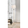 MIN FL 1x40W E27 Stojací lampa, základna kov povrch broušený mosaz s keramickými prvky, stínítko textil bílá, pro žárovku 1x40W, E27, 230V, IP20, tř.1, rozměry stínítko: d=400mm, h=250mm, lampa: h=1700mm. náhled 1