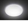 SUEDE Stropní, přisazené svítidlo, základna plast, povrch bílá, difuzor plast opál, LED 9,6W, teplá 2700K, 1200lm, Ra80, 230V, IP20, tř.1, rozměry d=280mm, h=79mm náhled 6