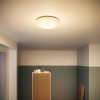 SUEDE Stropní, přisazené svítidlo, základna plast, povrch bílá, difuzor plast opál, LED 20W, teplá 2700K, 2350lm, Ra80, 230V, IP20, tř.1, rozměry d=380mm, h=99mm náhled 8