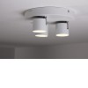 STAR Stropní, bodové, dvítidlo, nastavitelný směr svícení, těleso kov, povrch bílá, LED 3x3W, teplá 2700K, 3x170lm, 230V, IP20, h=82mm, d=198mm náhled 6