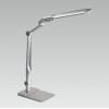 ARMENT LED 10W, CCT Stolní lampa, nastav směr svícení, těleso plast stříbrná a bílá, LED 10W, 470lm, přepín teplota CCT teplá 3000K, neutrální 4500K, denní 6300K, stmív, 230V, IP20, tř.3, 500x562mm. náhled 1