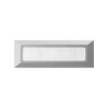 INELS LED 4W OBDELNÍKOVÉ IP65 VÝPRODEJ Nástěnné venkovní svítidlo, těleso plast, povrch šedostříbrná, difuzor plast opál, LED 4W, neutrální 4000K, 220lm, 230V, IP65, tř.2, 80x230x27mm náhled 1