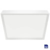 LENYS Stropní, čtvercové svítidlo, těleso hliník, povrch chrom lesk, difuzor plast opál, LED 30W, neutrální 4000K, 2750lm,  Ra80, 230V, do koupelny IP44, rozměry 280x280x24mm. náhled 9