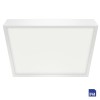 LENYS Stropní, čtvercové svítidlo, těleso hliník, povrch chrom lesk, difuzor plast opál, LED 30W, neutrální 4000K, 2750lm,  Ra80, 230V, do koupelny IP44, rozměry 280x280x24mm. náhled 14