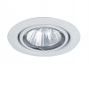 SPOT RELIGHT Podhledové bodové svítidlo, výklopné, nastav směr svícení, těleso kov, povrch bílá, pro žárovku 1x50W, GU5.3, 12V, IP20, tř.3, rozměry d=86m. náhled 1