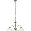 HELGO PENDANT 3x60W E27 Závěsné svítidlo, těleso kov, povrch bronz lesk, difuzor sklo opál, pro žárovku 3x60W, E27, 230V, IP20, tř.1. 3 ramena, rozměry d=700mm h=370mm, včetně závěsu h=1100mm, lze zkrátit náhled 2