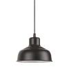 NAMERTO PENDANT 1x60W E27 VÝPRODEJ Závěsné svítidlo, základna kov, stínítko kov, povrch lak černá mat, pro žárovku 1x60W, E27, 230V, IP20, tř.1. rozměry d=180mm, vč. závěsného kabelu s textilním úpletem l=1150mm, lze zkráti náhled 1