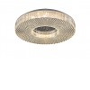 TRIFOLI 36W, CCT Stropní svítidlo, základna kov, povrch chrom, krycí plast čirý, LED 36W, přepín. teplota CCT teplá 3000K, neutrální 4000K, denní 6000K, 2340lm, stmív, 230V, IP20, tř.1, d=400mm, h=83mm. náhled 1