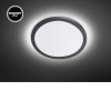 TRIPARTITA R Stropní přisazené svítidlo, kruhové, těleso plast stříbrná, difuzor plast opál, LED 15W, neutrální 4000K, 1500lm, ,230V, do koupelny IP44, tř.2, rozměry d=280mm, h=28mm. náhled 2