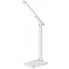 TOBIAS 8W 350lm CCT VÝPRODEJ Stolní kancelářská lampa, těleso plast, povrch černá, efekt kůže, difuzor plast, LED 8W, 350lm, CCT teplá 2700K, neutrální 4000K, denní 5500K, 230V, IP20, tř.1.  náhled 2