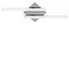 SALERNO PL 24W, IP44 Stropní přisazené svítidlo, těleso kov, povrch chrom, difuzor plast opál, LED 24W, neutrální 4000K, 2360lm, 230V, do koupelny IP44, tř.1, rozměry 735x265x70mm. náhled 1