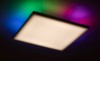 FARAMIR Stropní svítidlo, těleso kov, povrch bílá, dif plast opál, LED 24W, dálk ovl. (součástí) nebo vypínačem lze nastavit CCT teplá 3000K - denní 6200K, 1880lm, RGB,  stmív, 230V, IP20, 400x400x65mm. náhled 2