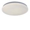 VENDEL Stropní svítidlo, těleso kov, povrch bílá, difuzor plast opál se třpyt. efektem, LED 24W, neutrální 4000K, 1970lm, 230V, IP20, tř.1, rozměry d=375mm, h=55mm. náhled 1