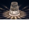 JUGLANS 2W, RGB, USB na baterie Stolní lampa na baterie, krycí sklo čiré, LED 2W, teplá 3000K, 40lm, RGB, IP20, tř.3, rozměry d=110mm, h=125mm, nabíjení pomoc USB kabelu. náhled 2