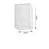 MATRICAS SQ 1x35W, GU10, IP54 Stropní venkovní svítidlo, základna kov, povrch černá antracit, difuzor sklo opál, pro žárovku 1x35W, GU10, 230V, IP54, tř.1, rozměry 90x90mm, h=140mm. náhled 2