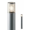 FRED Sloupkové venkovní svítidlo, těleso kov, povrch šedá, difuzor plast, pro žárovku 1x20W, E27, 230V, IP54, rozměry d=90mm, h=750mm. náhled 1