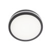 JOLAN R, HF senzor, LED 24W, IP54 Stropní venkovní svítidlo, senzor, záběr 120°, 8m, 10s-10min, těleso hliník, šedočerná, difuzor plast, LED 24W, 2060lm, nast teplota CCT teplá 3000K - denní 6400K, Ra80, 230V, IP54, d=260mm, h=55mm náhled 1