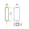 ACE Nástěnné venkovní svítidlo, těleso hliník, povrch bílá mat, krycí sklo čiré, LED 5,84W, teplá 3000K, 176lm, 230V, IP54, tř.1, rozměry 40x172x65mm, svítí nahoru/dolů. náhled 8