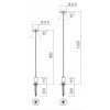 ELFIC Sloupkové svítidlo, nastav. směr svícení, těleso hliník, barva rezivá, difuzor plast opál, LED 12W, teplá 3000K, 690lm, 230V, IP54, tř.1, rozměry d=110mm, h=1200mm, vč. bodce do záhonu. náhled 4