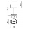 PICCARDILLY STRUCTURA 1X42W E27 Základna stolní lampy, těleso kov, povrch nikl, pro žárovku 1x42W, E27, 230V, IP20, tř.1. rozměry 160x160x286mm, pouze základna, stínítko SAMOSTATNĚ náhled 7