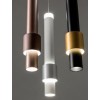 TYCON Závěsné svítidlo, těleso hliník/kov, povrch bílá s ozd. prst. hliník,  difuzor plast opál, LED 6W, 672/402lm, teplá 3000K, Ra85, 230V, IP20, rozměry d=59mm, h=345mm, vč.záv.kabelu h=1500, lze zkrátit náhled 6
