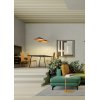 ALBADA HL R 12W Závěsné svítidlo, lustr, základna kov, stínítko textil vnější tm. šedá, vnitřní šedá, LED 12W, 950lm, teplá 3000K, Ra90, 230V, IP20, tř.2, rozměry d=750mm, h=152mm, vč. lank závěsu l=2012mm, lze zkr náhled 6
