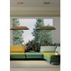 ALBADA HL O 23,5W Závěsné svítidlo, lustr, základna kov, stínítko textil vnější tm. šedá, vnitřní šedá, LED 23,5W, 1850lm, teplá 3000K, Ra90, 230V, IP20, tř.2, 1090x400mm, h=152mm, vč. lank závěsu l=2012mm, lze zkr náhled 6