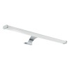 VINCHIO VÝPRODEJ Svítidlo pro montáž na zrcadlo, nebo skříňku, těleso hliník, povrch crom, difuzor plast opál, LED 6W, 900lm, Ra80, 230V, do koupelny IP44, rozměry 400x50x140mm náhled 2