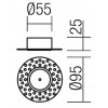 ITO TRIMLESS PŘÍSLUŠENSTVÍ Příslušenství pro bezrámečkovou montáž, teleso kov, rozměry 95x55x25mm náhled 4