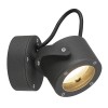 SITRA 360 WL Stropní svítidlo bodové, nastavitelný směr svícení, těleso hliník, povrch černá antracit, sklo čiré, pro zářivku, nebo LED 1x9W, GX53, 230V, IP44, d=100mm, 116x170mm náhled 2