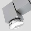 SPO 2x50W GU10 NASTAVITELNÉ VÝPRODEJ Stropní stropní bodové svítidlo, nastavitelný směr svícení, materiál hliník, povrch broušený, pro žárovku 2x50W, GU10 ES50, 230V, IP20, rozměry 40x130x90mm. náhled 2