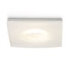 ZENZE LED 5W VÝPRODEJ Stropní, vestavné, bodové svítidlo čtvercové, difuzor sklo opál mat, LED 5W COB, teplá 3000K, 450lm, vč trafa 230V/350mA (na kabelu), IP20, 90x90mm, h=120mm náhled 2