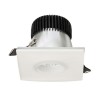 ZENZE LED 5W VÝPRODEJ Stropní, vestavné, bodové svítidlo čtvercové, difuzor sklo opál mat, LED 5W COB, teplá 3000K, 450lm, vč trafa 230V/350mA (na kabelu), IP20, 90x90mm, h=120mm náhled 4