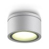 MERIDO Stropní přisazené venkovní svítidlo, těleso hliník, povrch černá antracit, difuzor sklo opál mat, pro LED 11W, GX53, 230V, IP44, tř.1, d=108mm, h=60mm náhled 3