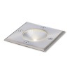 RIZZ SQ 105 Zemní bodové svítidlo, těleso hliiník, rámeček nerez, sklo čité, LED 3W, teplá 3000K, 130lm/cca 7W žár, 230V, IP65, tř.1, 105x105mm, h=120mm, vč. mont. boxu náhled 3