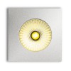 BENDY LED 7W SQ-R VÝPRODEJ Stropní, vestavné, bodové svítidlo, těleso hliník, povrch šedostříbrná, sklo čiré, LED 7W, COB teplá 3000K, 630lm/cca 32W žár, Ra80, 230V/350mA na kabelu, IP2 náhled 5