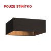 TEMPO 50/19 Stínítko, materiál textil povrch bílá, pro žárovku max 23W, 500x500mm, h=190mm náhled 2