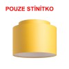 DOUBLE 55/30 Stínítko, materiál textil povrch vnější oranžová/vnitřní bílá, pro žárovku max 23W, d=550mm, h=300mm náhled 8