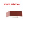 TEMPO 50/19 Stínítko, materiál textil povrch bílá, pro žárovku max 23W, 500x500mm, h=190mm náhled 11