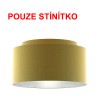 DOUBLE 55/30 Stínítko, materiál textil povrch vnější oranžová/vnitřní bílá, pro žárovku max 23W, d=550mm, h=300mm náhled 6
