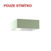 TEMPO 50/19 Stínítko, materiál textil povrch bílá, pro žárovku max 23W, 500x500mm, h=190mm náhled 5