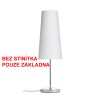 NYC TABLE ZÁKLADNA Základna stolní lampy, materiál kov, povrch nikl mat, pro žárovku 1x42W, E27 A60, 230V, IP20, tř.1, d=125mm, h=255mm, s vypínačem, POUZE ZÁKLADNA, STÍNÍTKO SAMOSTATNĚ náhled 5