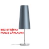 NYC TABLE ZÁKLADNA Základna stolní lampy, materiál kov, povrch nikl mat, pro žárovku 1x42W, E27 A60, 230V, IP20, tř.1, d=125mm, h=255mm, s vypínačem, POUZE ZÁKLADNA, STÍNÍTKO SAMOSTATNĚ náhled 7