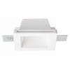 DAG Stropní, podhledové bodové svítidlo čtvercové, těleso sádra bílá, pro žárovku 1x35W, GU10, 230V, IP20, tř.2. rozměry 120x120x56mm náhled 1
