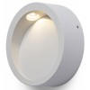 AMBER-LED Nástěnné svítidlo, základna kov, povrch lak šedá mat, LED 1x3W, teplá 3000K, 130lm, Ra80, 230V, IP20, tř.1. rozměry d=100mm h=34mm náhled 1