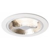 KELLY-LED Stropní vestavné bodové svítidlo, těleso kov, povrch lak černá mat, LED 1x15W, teplá 3000K, 750lm, Ra80, stmív TRIAC, 230V, IP20, tř.1. rozměry d=130mm h=3mm náhled 2