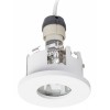 INCAR Stropní, podhledové svítidlo kruhové, základna plast bílá, krycí sklo čiré, pro žárovku 1x7W, GU10, 230V, do koupelny IP65/IP20, tř.2. rozměry d=85mm h=95mm náhled 2