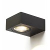 KORSO-I-LED Nástěnné venkovní svítidlo, základna kov, povrch hliník mat, krycí sklo čiré, LED 1x5W, teplá 3000K, 390lm, Ra80, 230V, IP54, tř.1. rozměry 110x80x45mm, svítí dolů náhled 2