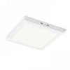 GARONIE čtverec stropní VÝPRODEJ Stropní, přisazené, čtvercové svítidlo, těleso hliník, povrch bílá, difuzor plast opál, LED 6W, 360lm, teplá 3000K, Ra80, 230V, IP20, tř.1, rozměry 118x118x35mm náhled 5